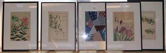 5 Japanese prints